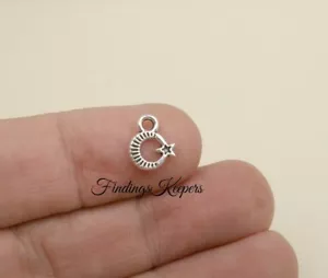 20 Star Charms Tibetan Silver Antique Silver Tone 10 x 8 mm US Seller 988 - Picture 1 of 2
