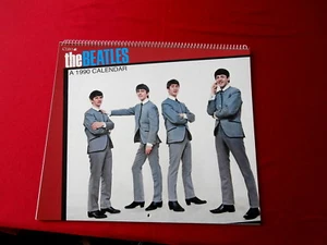 BEATLES~ 1990 CALENDAR~ NEW~ GREAT PICTURES  INSIDE ~ COLLECTABLES - Picture 1 of 5