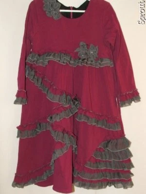 ISOBELLA & CHLOE и sz 6 платье фиолетовый серый сливы EUC шикарный!! - Изображение 1 из 4