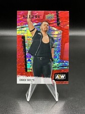 CHUCK TAYLOR 2023 Upper Deck AEW Allure Red Rainbow No. 34