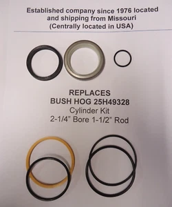 25H49328 Bush Hog Replacement Seal Kit (2-1/4" cylinder with 1-1/2" Rod) Not OEM - Picture 1 of 6