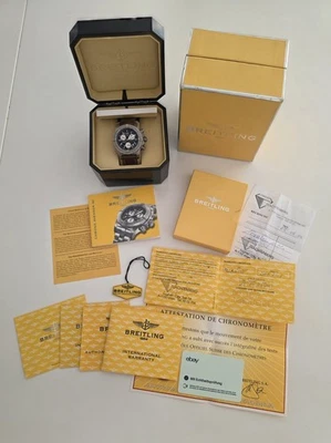 Breitling Avenger M1 Chronograph Herrenuhr Ref. E73360 Titan Full Set Papiere - Bild 1 von 4