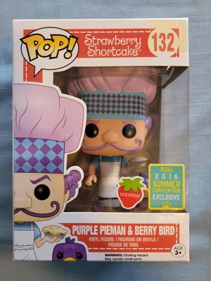 Funko Pop! Strawberry Shortcake Purple Pieman & Berry Bird #132 Summer Conv 2016 - image 1 of 4