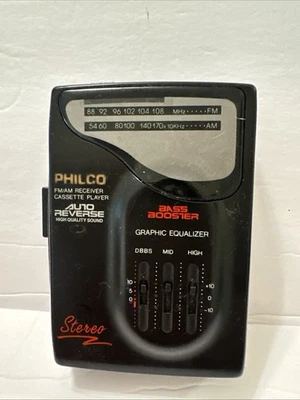 REPRODUCTOR DE CASETES DE RADIO PHILCO MODELO 800K FM AM DÉCADA DE 1970 Foto 1 de 4