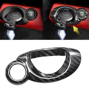 Carbon Fiber Start Stop Schlüssel Panel Abdeckung für Mini Cooper R55 R56 R57 60 - Picture 1 of 6