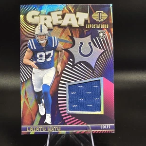 2024 Panini Illusions - Great Expectations Laiatu Latu #GE-LLU (MEM, RC) - Picture 1 of 2