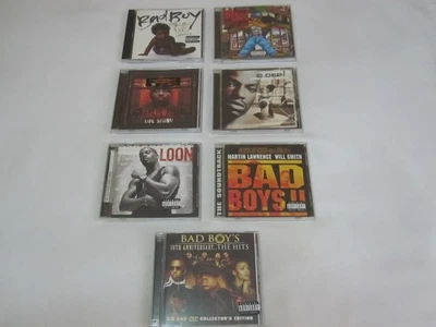Bad Boy Records Artists: Black Rob, G. Dep, Loon, Mad Rapper Albums | 7 CD Lot Foto 1 de 4