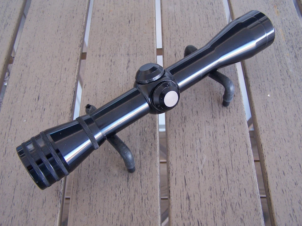 Redfield EER 4x32mm 1" Tubo Retícula Dúplex ~ BRILLO ~ Pistola/Explorador ~EE. UU.~De colección~ Foto 1 de 4