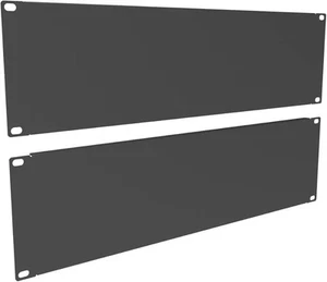 2 Pack 3U Solid Blank Panel Rack Filler for 19" Rack Cabinet Black - Picture 1 of 3
