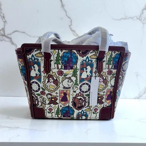 Dooney & Bourke Disney Die Schöne und das Biest große Tasche Hand Schultertasche Neu mit Etikett - Bild 1 von 8