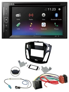 Pioneer Bluetooth MP3 USB 2DIN DAB DVD Autoradio für Ford Focus ab 2018 schwarz - Bild 1 von 8