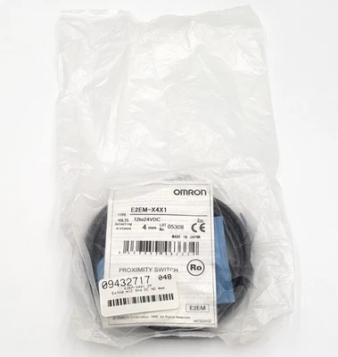 New Omron E2EM-X4X1 4mm Inductive Proximity Sensor 12-24VDC - 60 Day Warranty - Image 1 of 4