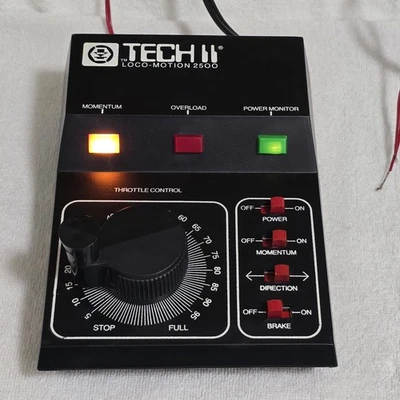 MRC Tech II Loco-Motion 2500 DC Hobby Transformer Train Controller HO Scale - Image 1 of 4
