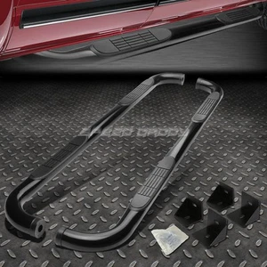 FOR 07-18 JEEP WRANGLER JK/JKU 4DR SUV BLACK 3" SIDE STEP NERF BAR RUNNING BOARD - Picture 1 of 5