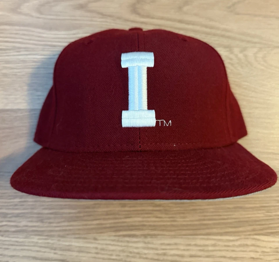 Винтажная шерстяная шляпа Indiana University New Era профессиональная модель 59/50 7 1/8 в США - Изображение 1 из 4