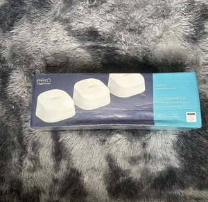 New Amazon eero 6 Mesh Wi-Fi system (3-Pack Router & 2 Extenders) 75+ Devices - Picture 1 of 5