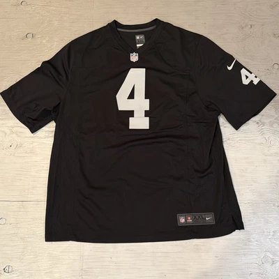 Nike On Field Las Vegas Raiders Derek Carr #4 Football Jersey Sz 2XL - Image 1 of 4