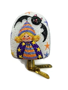 Patricia Breen Halloween Grabstein Hexe Fledermaus Spinne Stern Christbaumschmuck - Bild 1 von 8