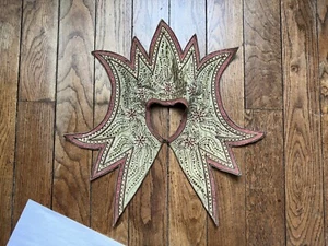 Alter Kragen Samt Mohair bestickt - Bild 1 von 17