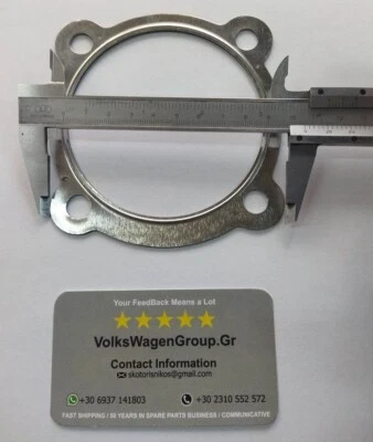 Brida ŠKODA, OCTAVIA '4' 1996-2010 (1800cc), tubo de escape (metal) Foto 1 de 2