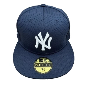 New York Yankees Mütze blau Mesh 1999 WS Patch New Era 59Fifty tailliert Größe 7 - Bild 1 von 3