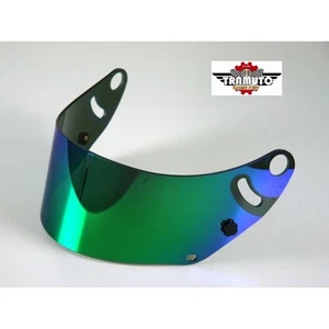 VISIERA SPECCHIATA GP6 SK6  MIRROR GREEN - Picture 1 of 1