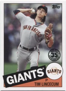 Tim Lincecum 2020 actualización Topps 1985 años 35 - gigantes de ciencia ficción - #85 TB-40 - Imagen 1 de 1