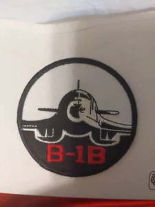 UAF B-1B BOMBER  STRATEGIC AIR COMMAND. BLACK Background PATCH 3  x 3 inches - Picture 1 of 6