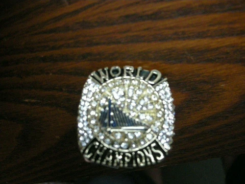 NEW BIG MAN'S RING, GOLDEN STATE WARRIORS 2017 FINALS REPLICA,SIZE 14, DURANT Cover
