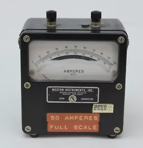 Vintage Weston Model 931 DC Amperes Meter Zero Corrector Parts/NW - Picture 1 of 7