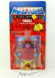 MOTU, Orko, Clear, Masters of the Universe, MOC, carded, sealed figure, He-Man - Picture 1 of 10