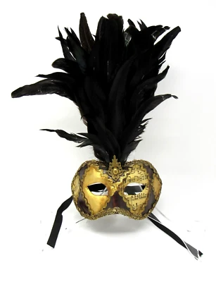 Venetian Masquerade Mask Music Notes Si Lucia Made in Italy Costume Decor NWT - Image 1 of 4