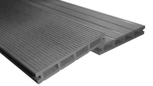 Endorphin® WPC Terrassendielen Komplettbausatz Hohlkammer Diele Hellgrau 20 qm - Bild 1 von 7