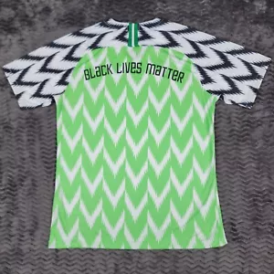 Nigeria Jersey Mens Medium Nike 2018 Home Limited Black Lives Matter Soccer - Picture 1 of 14