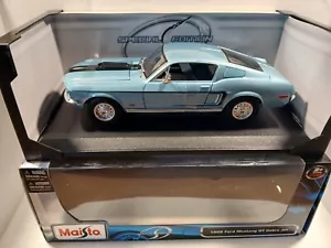 Maisto Special Edition 1:18 Scale 1968 FORD MUSTANG GT COBRA JET Diecast - Imagen 1 de 5