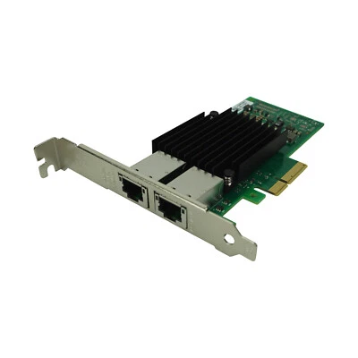 Intel X550-T2 Ethernet Network Adapter Dual Port 10Gbps PCIe Netzwerkkarte - Bild 1 von 4