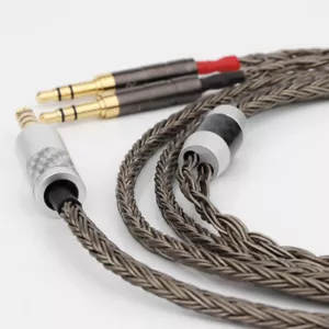 Headphone Extension Cable 7N OCC Silver Plated 4pin Xlr 4.4 16Core Earphone Wire - Picture 1 of 6