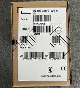 N9X91A for HPE MSA 2.5″ 1.6TB SSD SAS 12G Mixed Use Solid State Drive 841500-001 - Picture 1 of 6