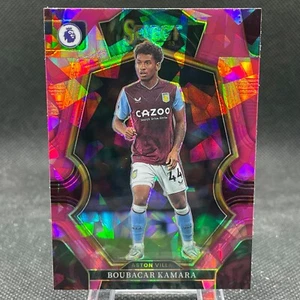 Boubacar Kamara 2022-23 Panini Select Premier League Pink Ice Aston Villa #173 - Picture 1 of 2