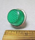 vintage bright star 1940s bicycle green reflector 1 inch, cool style collectible