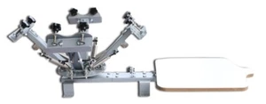 Screen Printing Machine 4 Color 1 Station Silk Press Shirt Printer DIY Shirt - Picture 1 of 16