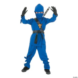 Boy's Blue Ninja Costume - Underwraps Costumes - Picture 1 of 1