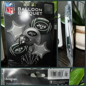 πNew York Jets NFL Anagram Balloon Bouquet Birthday Party Decoration π - Picture 1 of 13