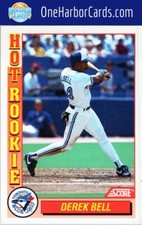 1992 Score Toronto Blue Jays Baseball Card #9 Derek Bell