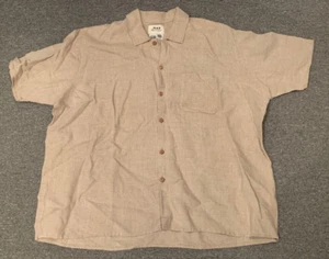 Camicia lino di Jeanne Engelhart 100% lino taglia L tasca con bottoni - Foto 1 di 6