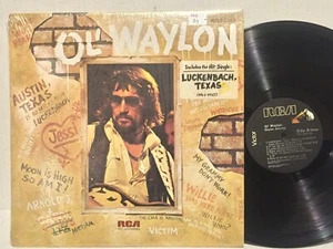 Waylon Jennings Ol Waylon NM ORIG in SHRINK with SUPER RARE HYPE STICKER outlaw - Picture 1 of 1