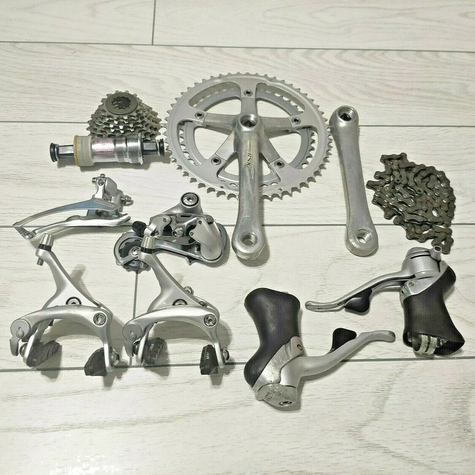 Classic Shimano RSX Road Bicycle Groupset 2x8 Speed Racing Bike Parts - Image 1 of 4
