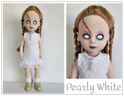 HM Clothes fits LIVING DEAD DOLL White Goth DRESS & JEWELRY FASHION NO DOLL d4e Foto 1 de 4