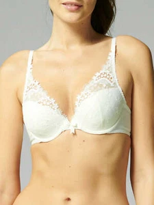 Simone Perele Wish Triangle Contour Push-up Lace Bra 12B347 - Picture 1 of 5