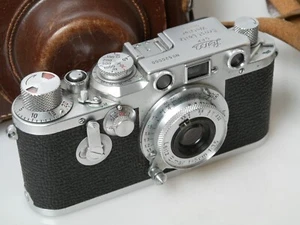 Leica IIIc / IIIf No. 520000 + Elmar 3.5/50 Last IIIc from 1950: 495001-520000 - Picture 1 of 24
